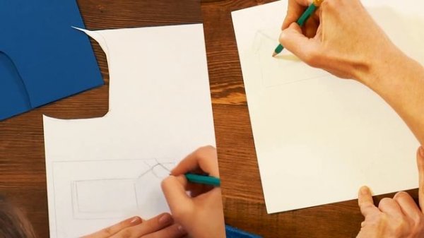 Рождественская открытка своими руками