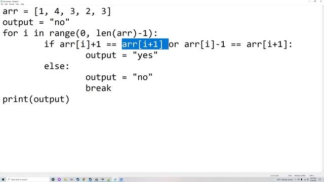 check if an array has consecutive numbers | Python coding смотреть онлайн