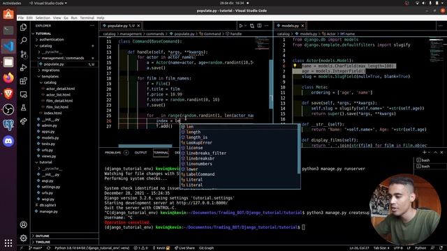 COMMANDS IN DJANGO!! - DJANGO TUTORIAL #10 смотреть онлайн