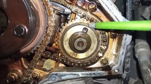 INFINITY FX35 3.5л метки цепи ГРМ, как поменять помпу.