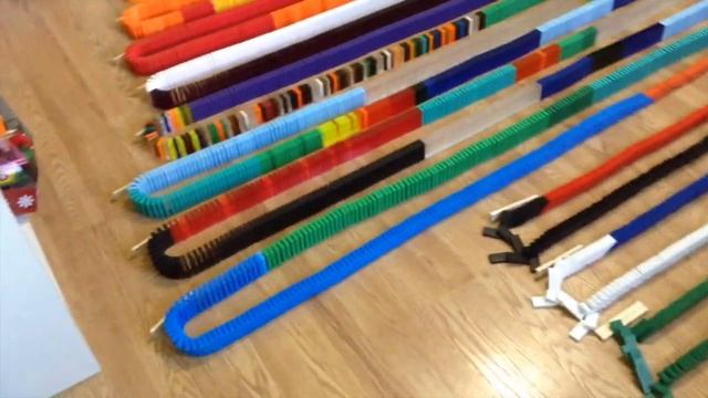 5,500 Domino Setup Freefall Dominoes One Year Anniversary смотреть онлайн