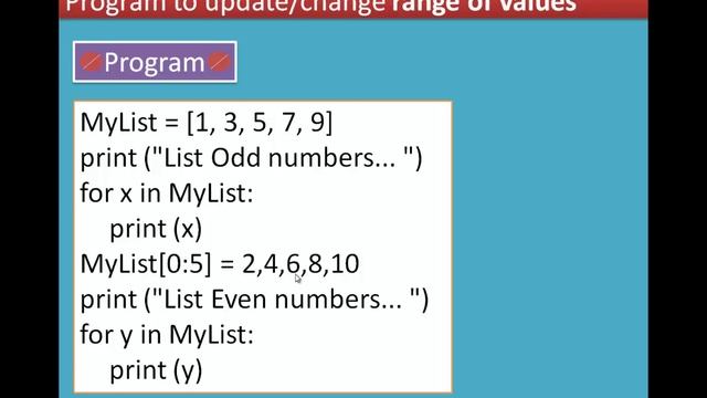 04/14 Chapter 9 Lists, Tuples, Sets and Dictionary смотреть онлайн