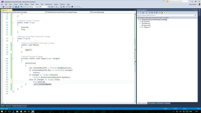 Dependency Inversion Principle - Introduction to the problem смотреть онлайн