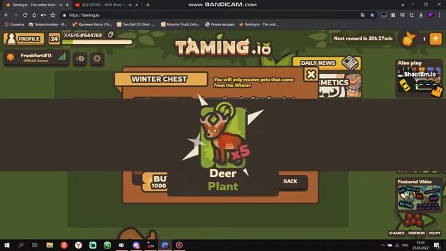 Открыли кейс а там ?.Taming.io