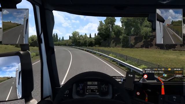 [ETS 2 1.40] Первый рейс по DLC Iberia на Renault T Evo Едем из Байонны в Сарагоса #1 смотреть онлайн