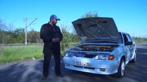 ваз 2114 на ДРОССЕЛЯХ,замер до 100км/ч ,распредвалы Стольников