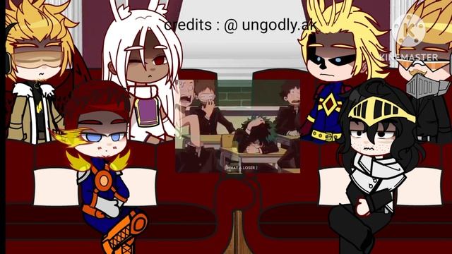 Pro heroes react to middle school Deku || Bnha/mha смотреть онлайн