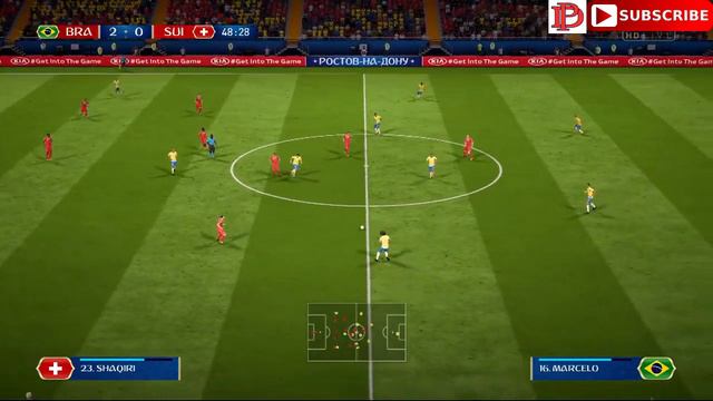 Brazil vs Switzerland | FIFA World Cup 2018 Group E | Match 11 Predictions FIFA 18 смотреть онлайн