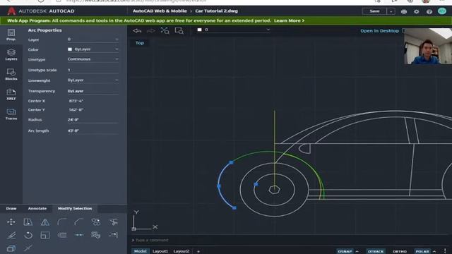 AutoCAD Car Part 3 смотреть онлайн