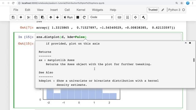 수치 데이터의 분포, 히스토그램 표현하기 - seaborn distplot subplots смотреть онлайн