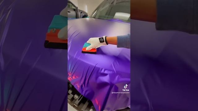 Coolest PURPLE WRAP on a RANGE ROVER ‼️ | Customer Drove 3 Hours ? #carwrapping #carwrap смотреть онлайн