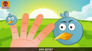 Семья пальчиков ДОБРЫЕ ПТИЧКИ | Anger Birds Finger Family in Russian