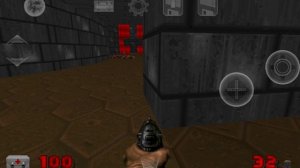 Игра первый Дум 1 на Андроид прохождение игры DOOM 1 на планшете Android уровень E1M8 и уровень Е2М1