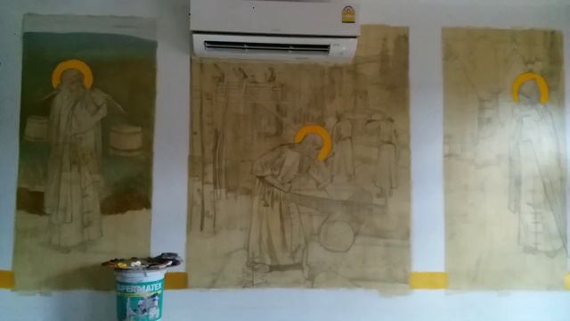 Завершение работы над иконами "Сретение" и "Сошествие Святого Духа"! смотреть онлайн
