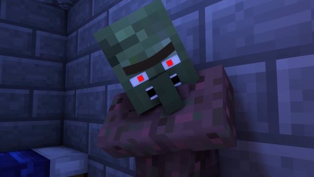 Zombie vs Villager Life 7 - Alien Being Minecraft Animation смотреть онлайн