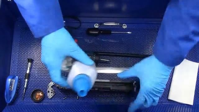 Заправка картриджа HP CF 310A на станции очистки картриджей Baztone смотреть онлайн