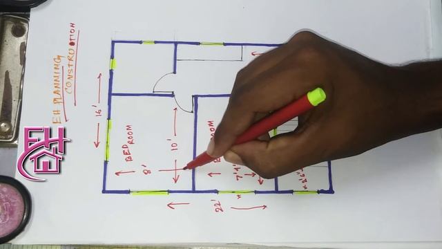 16x22 house plan ।।350sqft house design।।ghar ka naksha।।small house смотреть онлайн