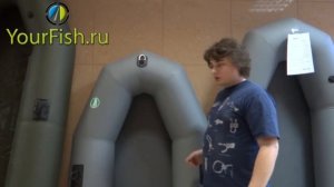 Лёгкая надувная лодка из ПВХ ЛАС-1 (3,8кг)