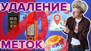 Как удалить метку на карте Garmin Astro 430  Alpha 100