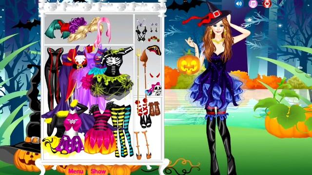 Beautiful Witch Dress Up Games смотреть онлайн