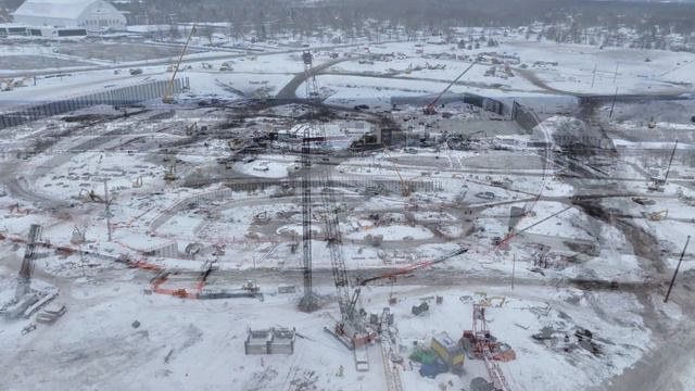Buffalo Bills New Stadium Update *January 20, 2024* - Drone Video смотреть онлайн