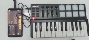 Использование midi клавиатуры Panda Mini в FL Studio Mobile