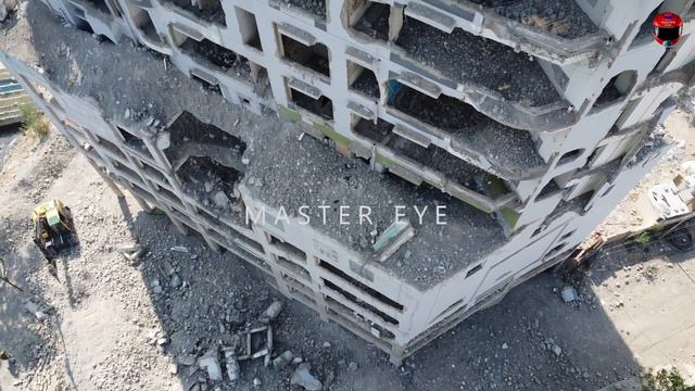 Nasla Tower Drone View | New Update of Nasla Tower | Drone Footage 7 Floor Left to Demolish смотреть онлайн