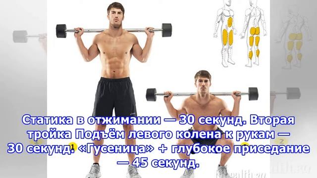 Короткая жиросжигающая тренировка для всего тела от Men’s Health смотреть онлайн