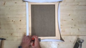 Натяжка грунтованного холста на подрамник