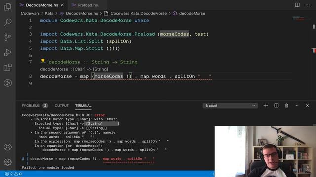 Decoding Morse code in Haskell (6kyu) смотреть онлайн