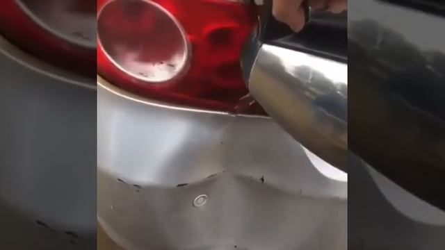 Как выпрямить бампер смотреть онлайн