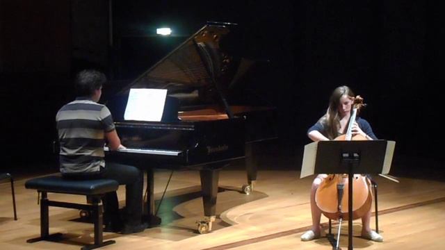 Sloane, Cello & Laurent Boukobza, Piano Saint-Saens "Allegro Appassionato" смотреть онлайн