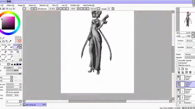 Fanart Ada Wong (Resident Evil 4) [Speedpaint] смотреть онлайн
