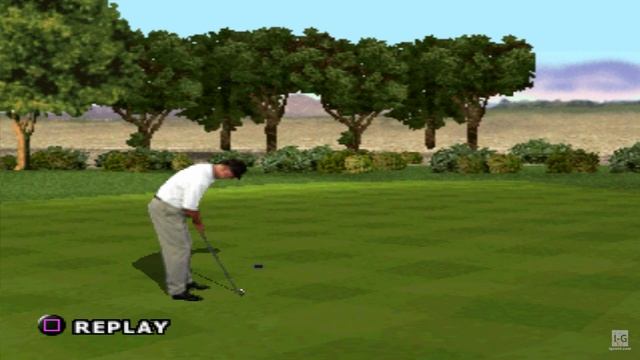 Tiger Woods PGA Tour 2000 - PS1 Gameplay (4K60fps)