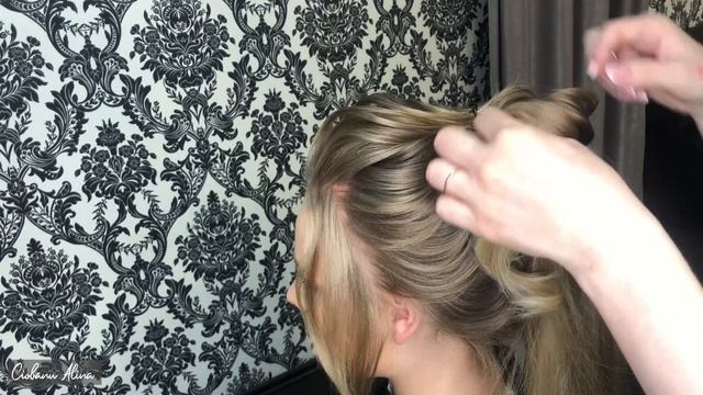 Wedding Hair Style! Coafură De Mireasă! Свадебный Высокий Пучок! #hairstyle