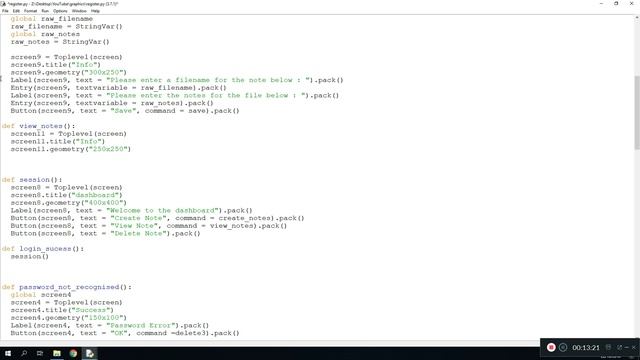 How to create a graphical system using python part 3 смотреть онлайн