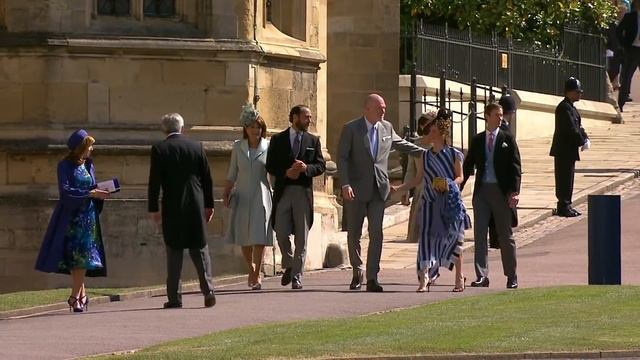 Middleton Family arrive at Royal Wedding 2018 of Prince Harry and Meghan Markle смотреть онлайн