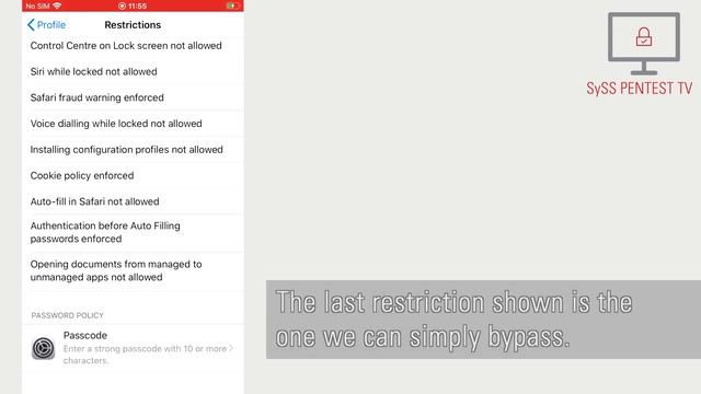 Apple iOS Mobile Device Management (MDM) Restriction Bypass смотреть онлайн