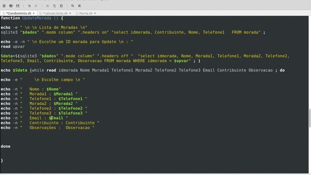 Shell Script com base de dados sqlite3 Parte 6/11 смотреть онлайн