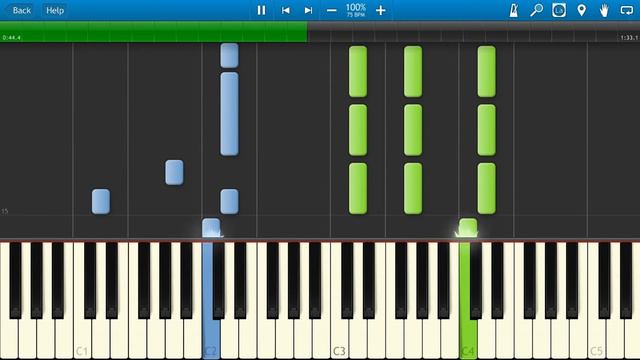 Adele - Skyfall [Piano Tutorial] Synthesia смотреть онлайн