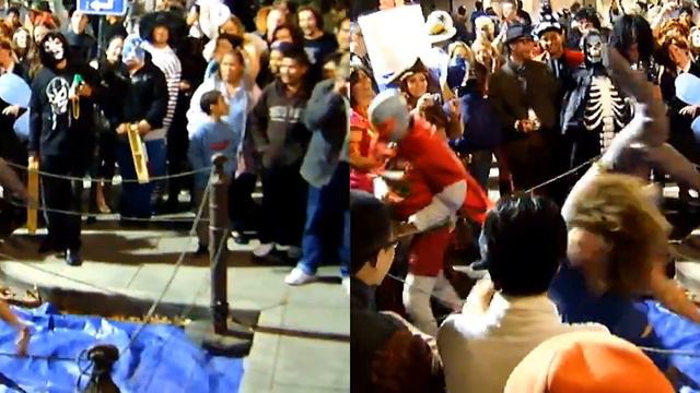 Halloween wrestling in Santa Cruz 2010 in 3D смотреть онлайн