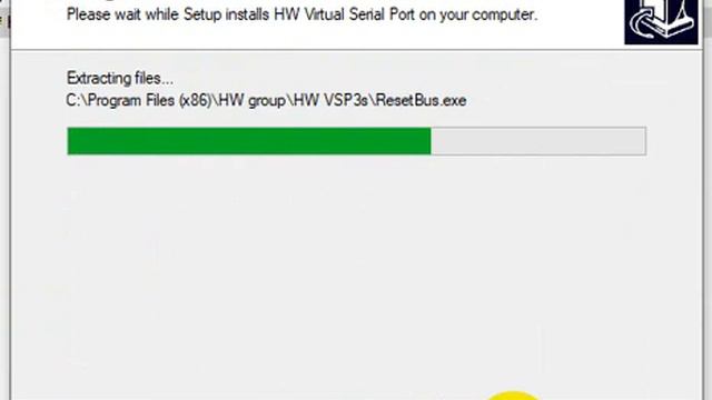 Installation of HW Virtual Serial Port software смотреть онлайн