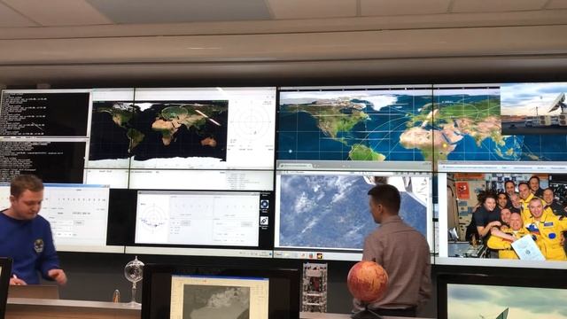 Сеанс связи МКС - Курск. Прием в ЦУП МГТУ (15.04.2022) смотреть онлайн