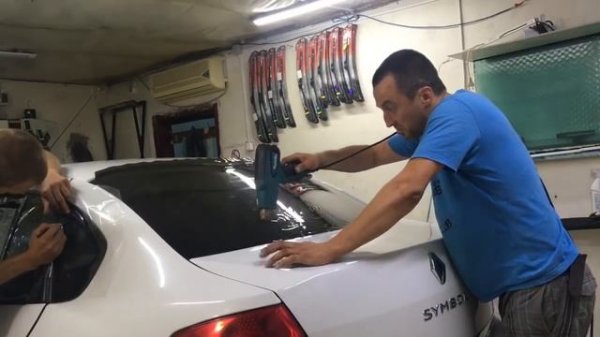 Формовка самого сложного Стекла Renault Simbol за 7 минут