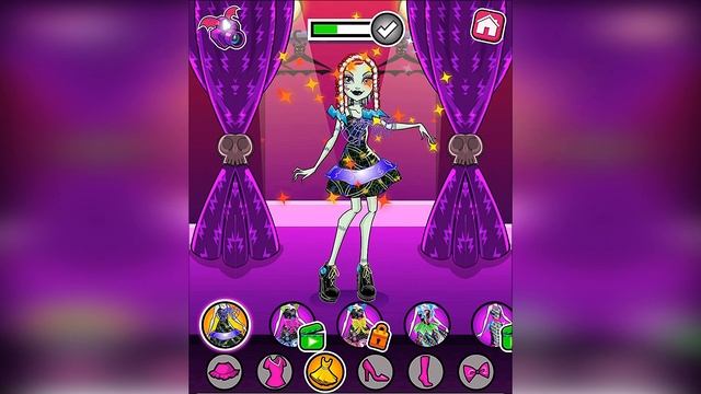 MONSTER HIGH Beauty Shop Новый имидж Фрэнки Штейн Frankie Stein's New Image смотреть онлайн