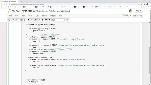 salto pygame V2 смотреть онлайн