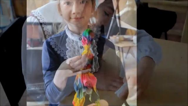 Урок ДПИ. Узелковый батик. ДШИ Омского района смотреть онлайн