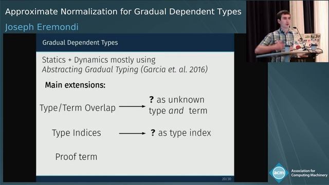 Approximate Normalization for Gradual Dependent Types смотреть онлайн