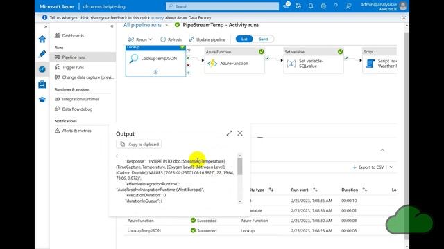 Simulating a streaming device using Excel Office Scripts- a data integration project with ADF смотреть онлайн