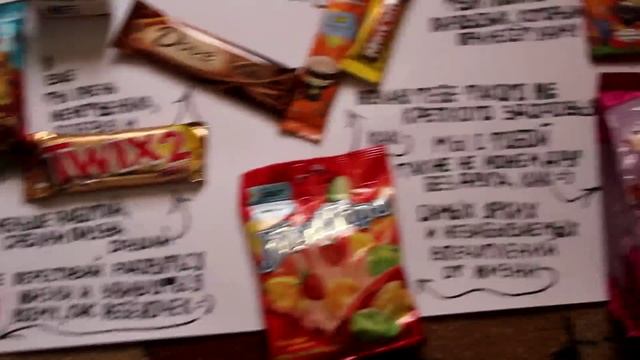 HandMade#1/ Вкусный плакат/ Делаем подарок маме на День Рождения! смотреть онлайн